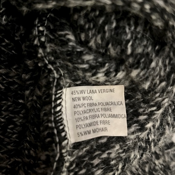 Particolari Made in Italy Women’s Floral Embroidery Wool Turtleneck Sweater L - Picture 6 of 6